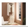 CLOSET COMPLETO - EM L 10, COM CABIDEIRO, PRATELEIRAS, GAVETAS SAPATEIRA DE PISO - 7