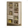 CLOSET COMPLETO - COM PRATELEIRAS, GAVETEIROS, NICHOS E CABIDEIROS - 5