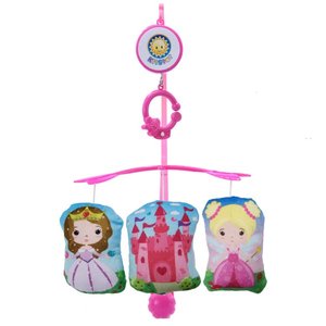 Móbile Musical Princesas Para Berço e Carrinho Kitstar