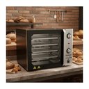Ver imagem 2 de Forno Convector Elétrico Venâncio FCSB4E 55L Inox Cinza 220V