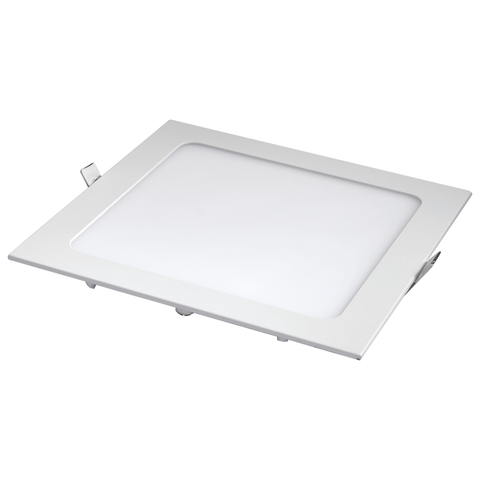 Kit 20 Luminária Plafon Embutir Quadrado 30x30 24w Led Backstage Cor:branco Neutro
