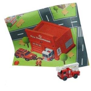 Tapete Infantil Divertido Pista de Corrida Hot Whells Cidade com Carrinho Tatame Educativo Quarto