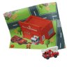 Tapete Infantil Divertido Pista de Corrida Hot Whells Cidade com Carrinho Tatame Educativo Quarto - 1