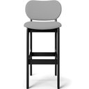 Ver imagem 6 de Kit 02 Banquetas Alta Para Cozinha Madeira Fixa Betta L02 Preto Facto Cinza - Lyam Decor