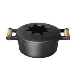 Fondue A Álcool Completo Em Ferro Fundido Santana 18 Cm - 3