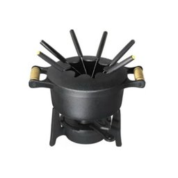 Fondue A Álcool Completo Em Ferro Fundido Santana 18 Cm - 1