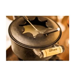Fondue A Álcool Completo Em Ferro Fundido Santana 18 Cm - 5