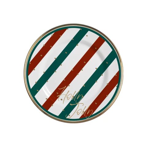 Conjunto com 6 Pratos de Sobremesa Seasons Ø21cm Alleanza Cerâmica