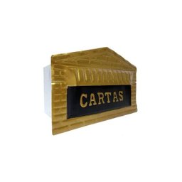 Caixa Correio Tijolinho Aço Carbono 20x25x12cm - 1