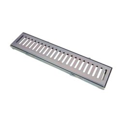 Grelha e Castilho de Aço Galvanizado Chapa 2mm 10x100cm - 1