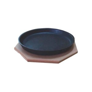 Jogo 10 Tepan Redondo 18 Ferro Fundid E 10 Aparador Madeira