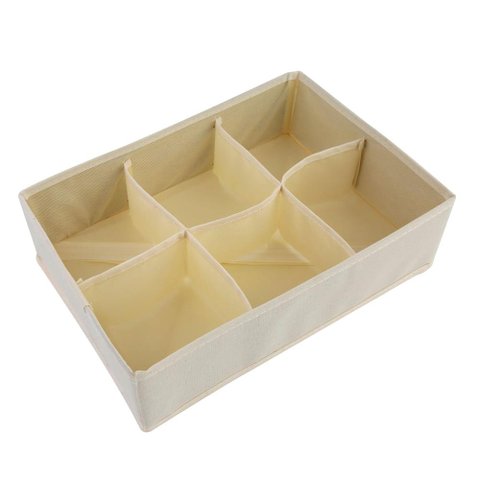 Organizador Algodão com 6 Divisórias - A\casa
