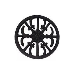 Rosácea Decoração Ferro Fundido Margarida Grade Portão 22cm - 1 Rosácea Decoração Ferro Fundido Margarida Grade Portão 22cm - 1