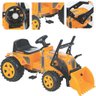 Trator de Pedal Biemme Fazendeiro com Pá e Caçamba Amarelo - 3