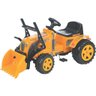 Trator de Pedal Biemme Fazendeiro com Pá e Caçamba Amarelo - 2
