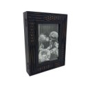 Ver imagem 3 de Porta Retrato de Mesa 3 Fotos Moldura C/ Vidro Vintage Preto