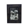 Porta Retrato de Mesa 3 Fotos Moldura C/ Vidro Vintage Preto - 2