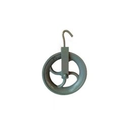 Roldana de Ferro com Gancho - 70 Kg 8cm - 1