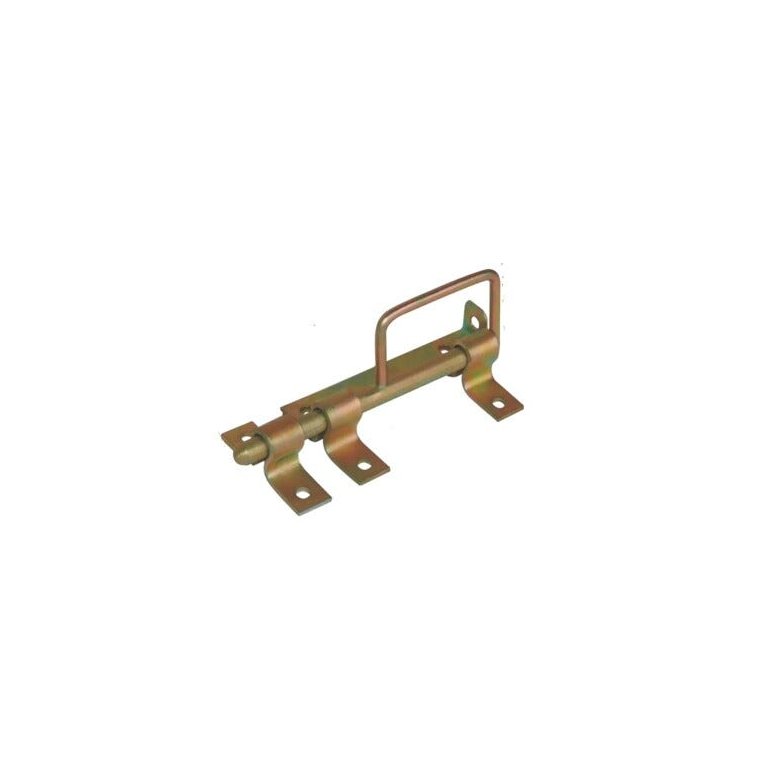 Trinco Ferrolho com Alça Portão Porteira Aço Bicromado 180Mm