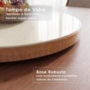 Ver imagem 5 de Prato Giratório Laminado 60cm com Vidro Off White Onix