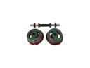 Ver imagem 3 de Kit Musculação Emborrachado com Barra Maciça 0,40mm