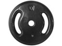 Ver imagem 1 de Anilha Ferro Fundido Emborrachada Fitness Academia 10,0 Kg