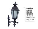 Ver imagem 2 de Luminária Londres com Braço Externa/interna Alumínio 85,5cm