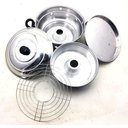 Ver imagem 2 de Forma de Bolo Vigorosa 5 em 1 Multiuso Verde Água