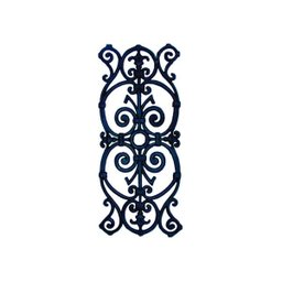 Grade Ferro Fundido Portuguesa Sacada Varanda Escada 72x32cm - 1