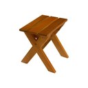 Ver imagem 3 de Conjunto Mesa 1,6m e 2 Bancos Sem Encosto Madeira Maciça Eucalipto:Cerejeira