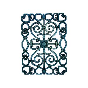 Grade Ferro Fundido Ramadinha Sacada Varanda Escada 45x33cm