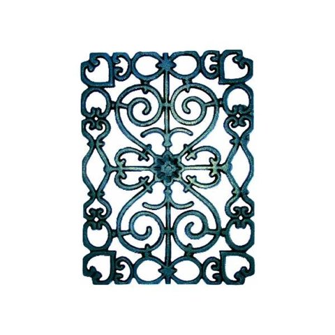 Grade Ferro Fundido Ramadinha Sacada Varanda Escada 45x33cm