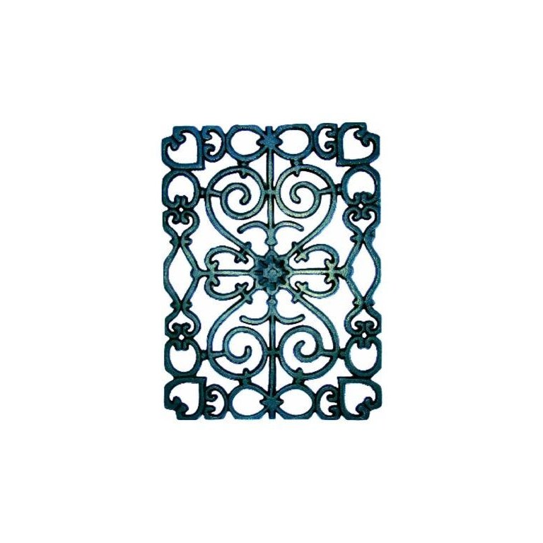 Grade Ferro Fundido Ramadinha Sacada Varanda Escada 45x33cm