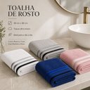 Ver imagem 3 de Jogo de Toalhas Karsten Lumina 3 Peças Banhão e Rosto 100% Algodão Fio Penteado