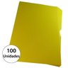 Capa para encadernação A4 Amarela PP Line 0,30mm 100un - 2