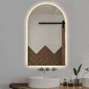 Ver imagem 1 de Espelho Lapidado Arco Janelinha Iluminado com Led Quente - 60x80cm