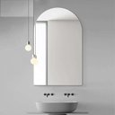 Ver imagem 5 de Espelho Lapidado Arco Janelinha Iluminado com Led Quente - 60x80cm