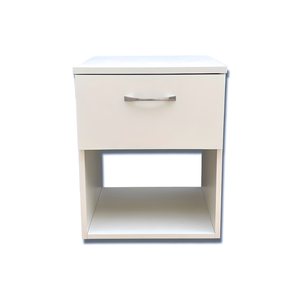 Mesa de Cabeceira 1 Gaveta + Compartimento Secreto / Gaveta Secreta - Branco