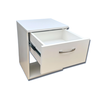 Mesa de Cabeceira 1 Gaveta + Compartimento Secreto / Gaveta Secreta - Branco - 3