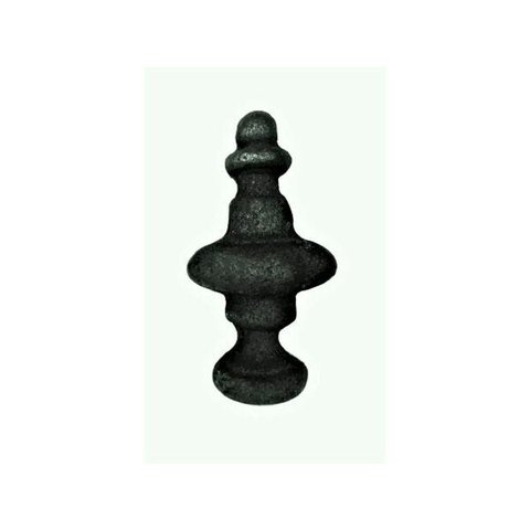 Pinha Ferro Fundido N02 para Grade Portão Sacada Muro 8x15Cm