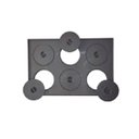 Ver imagem 1 de Chapa de Ferro Para Fogao Lenha Retangular 6 Furos Com Tampa