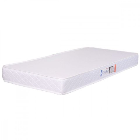 Colchão Berço Hellen de Espuma D18 Pro Confort Baby 60x130x12cm Branco 
