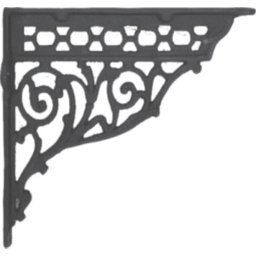 Cantoneira Mão Francesa Nº02 Ferro Fundido 28x35cm - 3