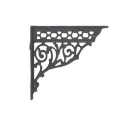 Cantoneira Mão Francesa Nº02 Ferro Fundido 28x35cm - 2