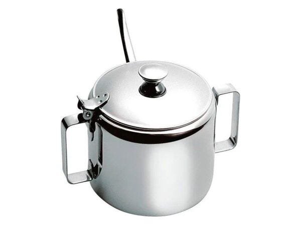 Açucareiro Inox com Colher 210gr Viel - 1