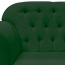 Ver mais imagens de Kit 2 Poltronas Decorativa Dália Suede Verde Pés Madeira Mz Decor