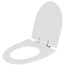 Ver imagem 2 de Assento Sanitário Poliester Studio Cinza Platina para vaso Incepa