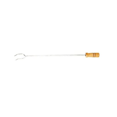 Garfo Para Churrasco Com Cabo De Madeira 45 Cm