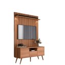 Ver imagem 2 de Rack Movelove 2 Portas e 1 Gaveta com Painel Led Efeito Ripado para Tv 70 Polegadas River 136cm