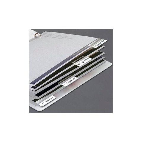 Marcador de Páginas Index Tabs Cor Branca Blister 48unds